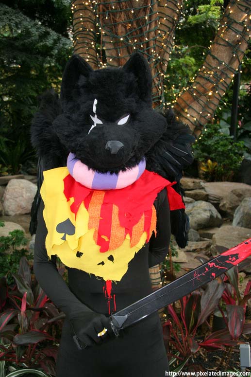 The finished costume.