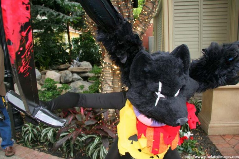 The finished costume.