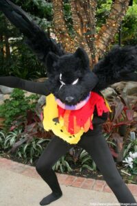 The finished costume.