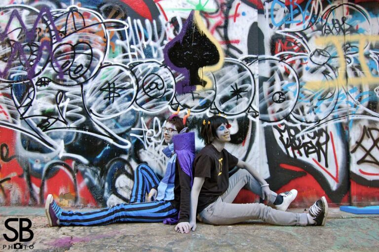 The finished costume.