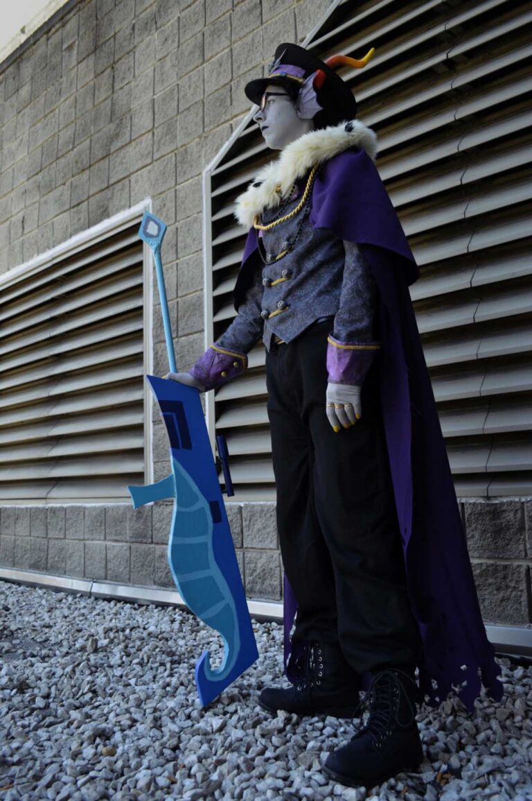 The finished costume.