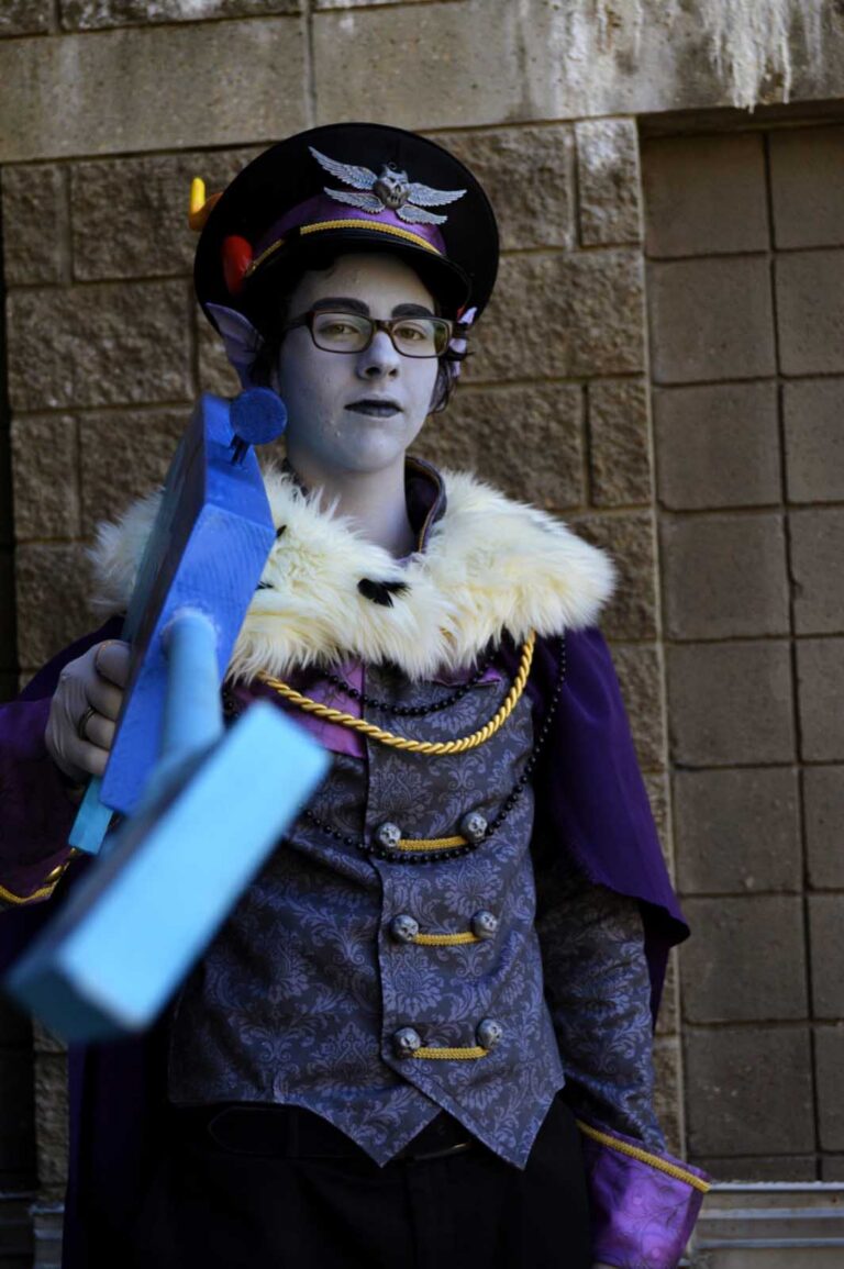 The finished costume.