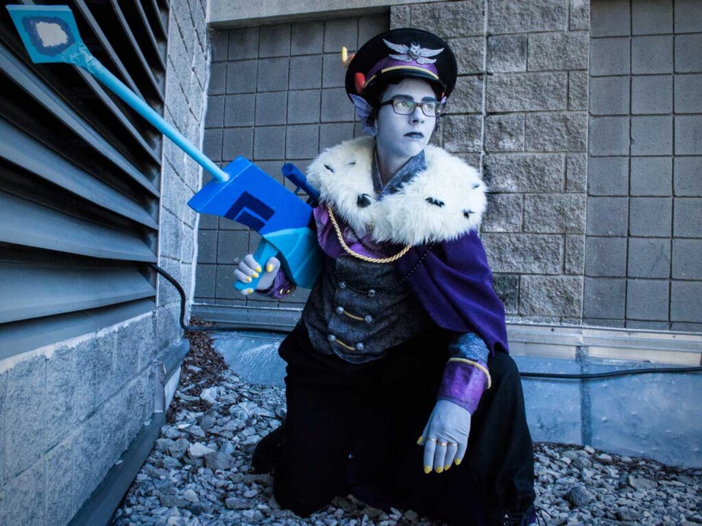 The finished costume.