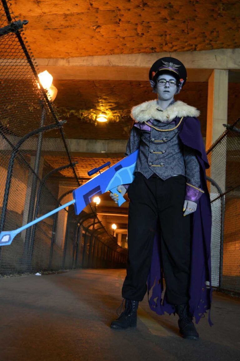 The finished costume.