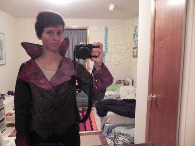 Test fit of the jacket.