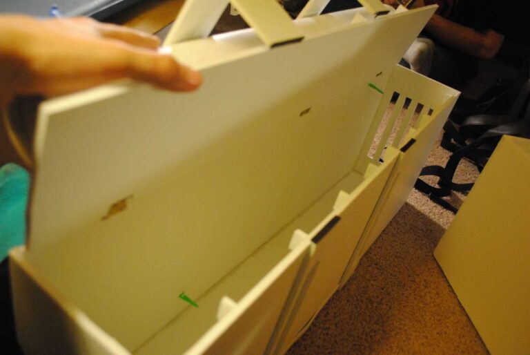 Empty storage space inside the 3d maneuver gear box.