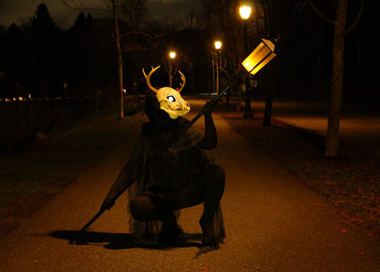 The finished costume.