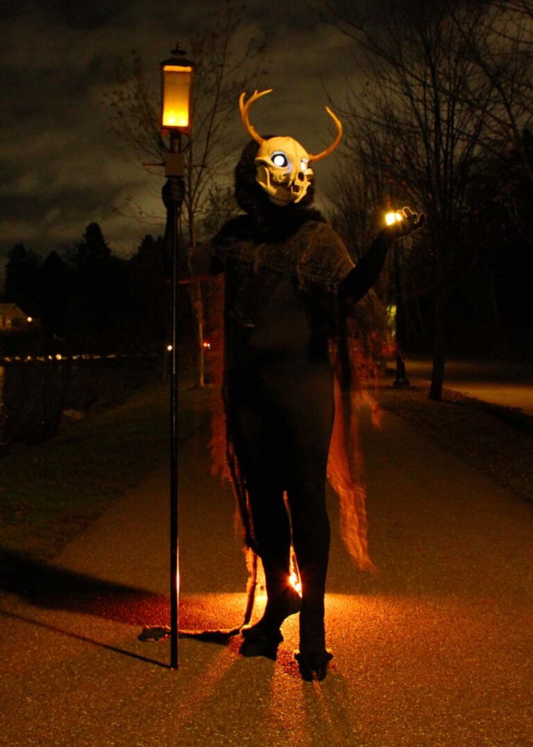 The finished costume.