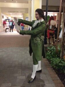 The finished costume.