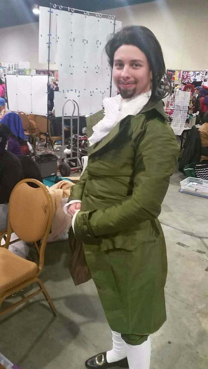 The finished costume.
