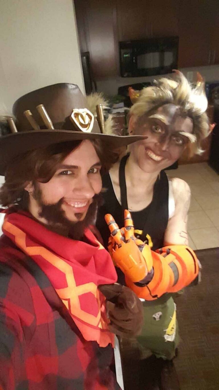 The finished costume.